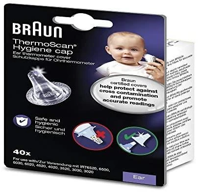 Braun ThermoScan® vienkartiniai lęšių filtrai, 40 vnt. LF40