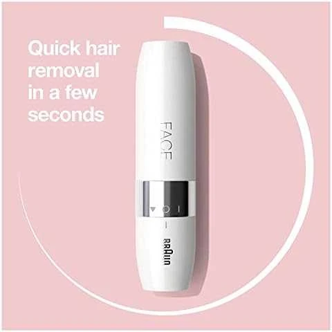 SE851v Braun FaceSpa veido epiliatorius ir šepetėlis + veidrodėlis su šviesa + kosmetinė