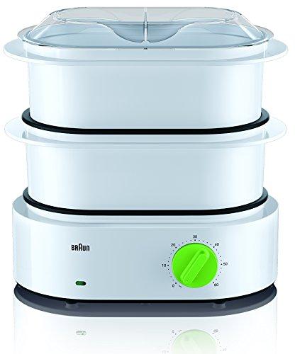 Braun FS 3000 garų puodas 2 krepšys(iai / ių) Žalia, Balta Stalviršis 850 W
