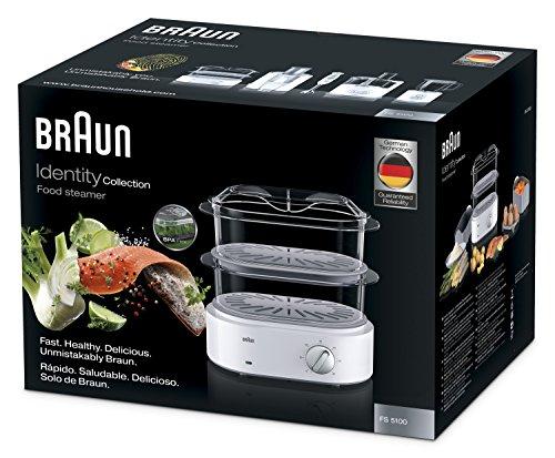 Garų puodas Braun FS 5100 balta IdentityCollection