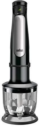 BRAUN Rankinis maišytuvas MQ 7035 X, 1000W, 0.6L, ActiveBlade, SmartSpeed, Inox/Juodas