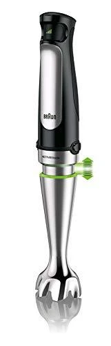 Braun MultiQuick 7 MQ 7045X 1,25 L Panardinamas maišytuvas Juoda, Nerūdijančiojo plieno 1000 W