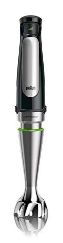 Braun MultiQuick 7 MQ 7045X 1,25 L Panardinamas maišytuvas Juoda, Nerūdijančiojo plieno 1000 W
