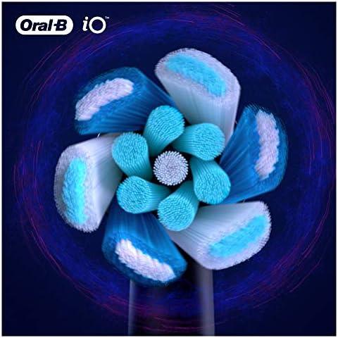Oral-B | Clean Replaceable Dantų šepetėlis Heads | iO Refill Ultimate | Heads | Suaugusiems | Cordless | Šepetėlių skaičius galvutės įeina 4 | Juodas | Baltas