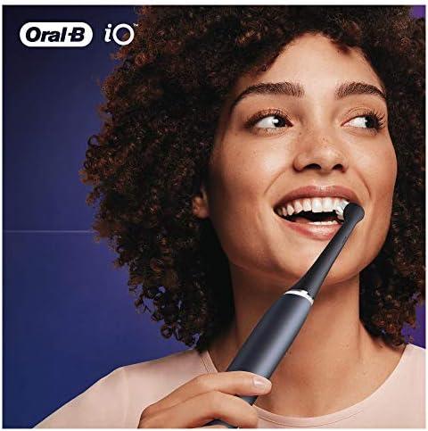 Oral-B | Clean Replaceable Dantų šepetėlis Heads | iO Refill Ultimate | Heads | Suaugusiems | Cordless | Šepetėlių skaičius galvutės įeina 4 | Juodas | Baltas