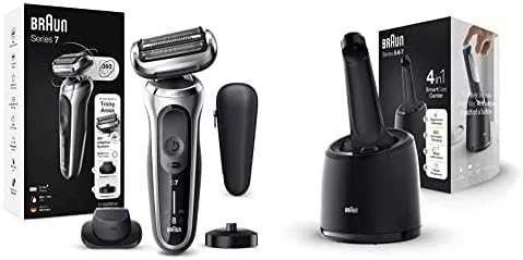 Barzdaskutė Braun | Shaver | 71-S4200cs | Operating time (max) 50 min | Wet & Dry | Sidabrinis/Juodas