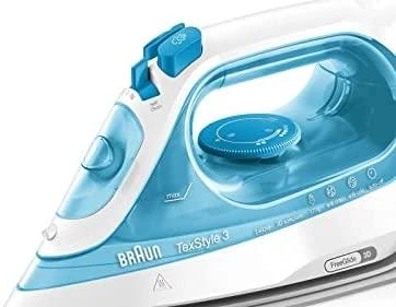 Braun TexStyle 3 Garų lygintuvas SI 3053 Mėlyna Keraminis padas Mėlyna 2400 W