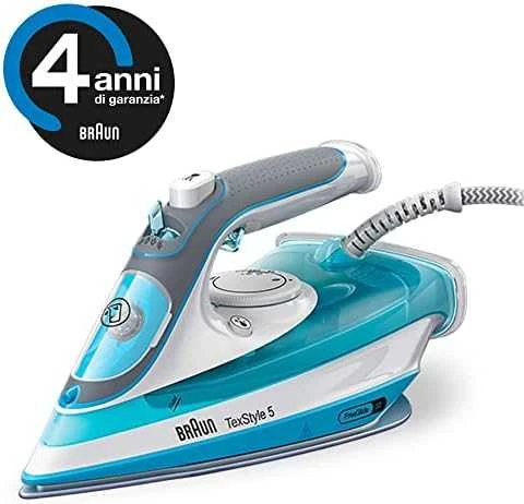 BRAUN TexStyle 5 Garų lygintuvas SI 5017 BL, 2700W, Mėlyna