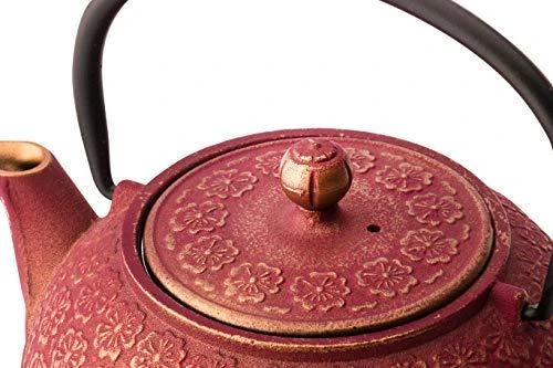 Bredemeijer arbatinuko rinkinys Shanghai 0.6L G015PG su filtru (rožinis/auksinis)