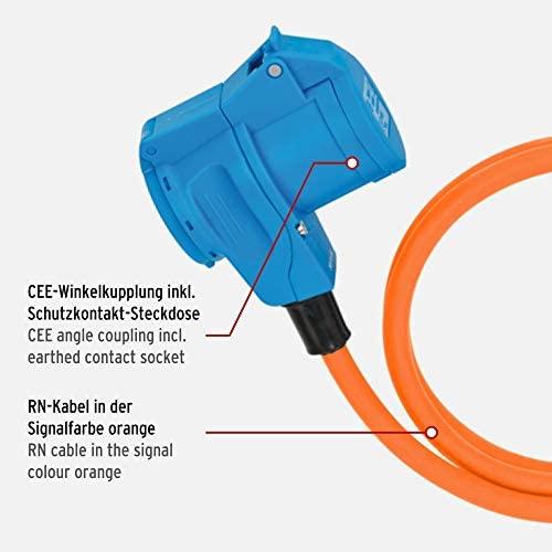 Carruzzo Brennenstuhl 1132910525 elektros tinklo ilgintuvas 1,5 m 1 AC išvestis(ys / čių) Lauke Juoda, Mėlyna, Oranžinė