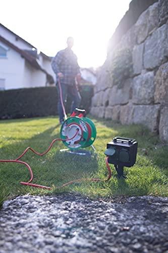 Brennenstuhl, lauko prailgintuvas 2 xCEE 7/4, 1x CEE 7/7, 1.5m, įžemintas, IP44, juodas/ žalias 1154440 / GT-515 2