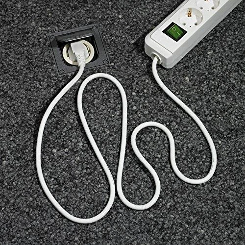 Brennenstuhl Eco-Line prailgintuvas, 8 xCEE 7/4, 1xCEE 7/7, mygtukas, 3m, apsauga nuo vaikų , juodas 1159300018 / GT-509