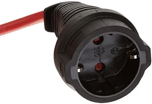 Brennenstuhl ilgiklis CEE 7/7, CEE 7/4 (Schuko), 10m , Raudonas 1167460 / DEL-118L