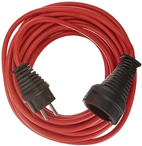 Brennenstuhl ilgiklis CEE 7/7, CEE 7/4 (Schuko), 10m , Raudonas 1167460 / DEL-118L