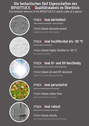 Brennenstuhl Garant IP44, 25m, 3xCEE 7/4 įžeminti lizdai, CEE 7/7, Juodas/ Mėlynas 1218580 / GT-790