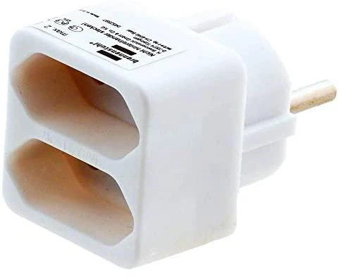 Maitinimo lizdas, 2xIEC 60906-1 lizdas, 1x CEE 7/7 jungtis Brennenstuhl balta / GT-469