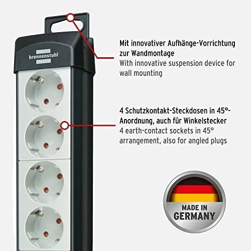Buitinis ilgintuvas BRENNENSTUHL PREMIUM, 4 vietų, 5 m