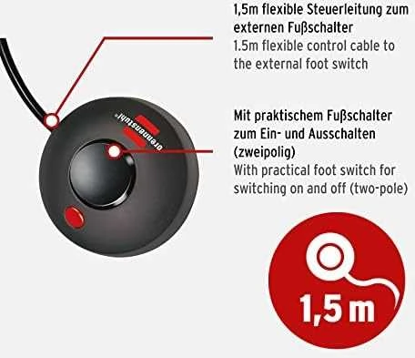 Brennenstuhl Eco-Line prailgintuvas 6xCEE 7/4, 1xCEE 7/7, 2m, apsauga nuo augintinių, juodas 1159450616 / GT-504