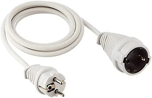 Brennenstuhl Ilgiklis, CEE 7/7, CEE 7/4 (Schuko), 2m Baltas 1168120015 / DEL-118E