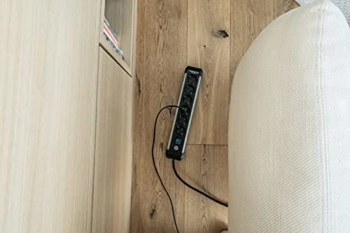 Buitinis ilgintuvas BRENNENSTUHL ALU-LINE, 6 vietų, 3m