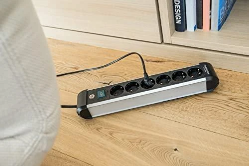 Buitinis ilgintuvas BRENNENSTUHL ALU-LINE, 6 vietų, 3m