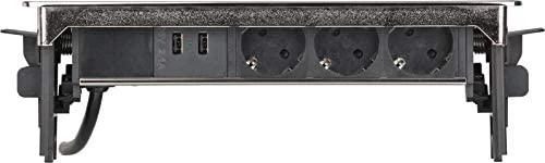 Brennenstuhl Indesk maitinimo šaltinis, 3 jungčių + 2 USB jungtys