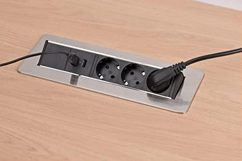 Brennenstuhl Indesk maitinimo šaltinis, 3 jungčių + 2 USB jungtys