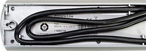 Brennenstuhl Primera Line, 4 xCEE 7/4 kištukinis lizdas, 1xCEE 7/7 jungtis, centrinis jungiklis, 1,5 m laidas, apsaugotas nuo gyvūnų juodas 1153300124 / GT-339