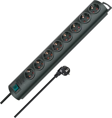 Brennenstuhl Primera-Line elektros juosta 8 lizdai 2 m juoda (1153300128)