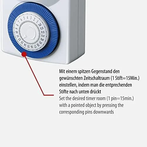 Brennenstuhl dieninis laikmatis MMZ 20 IP20 baltas