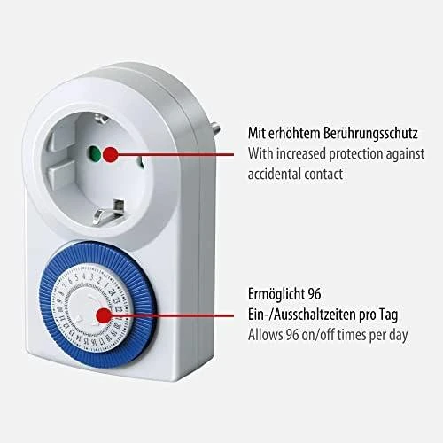 Brennenstuhl dieninis laikmatis MMZ 20 IP20 baltas