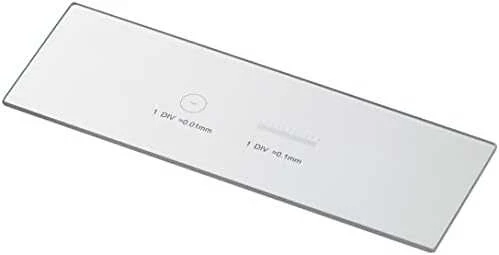 Blank Slide with 0.1 & 0.01mm micrometer BRESSER