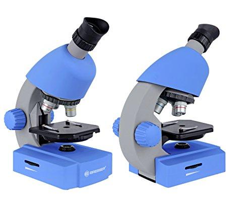 Mikroskopas Bresser Junior 40-640x - mėlynas