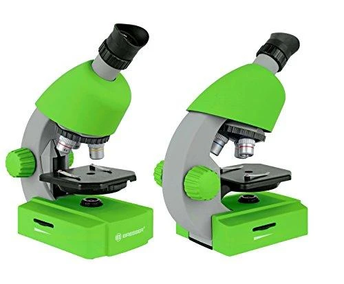 Mikroskopas Bresser Junior 40-640x - žalias
