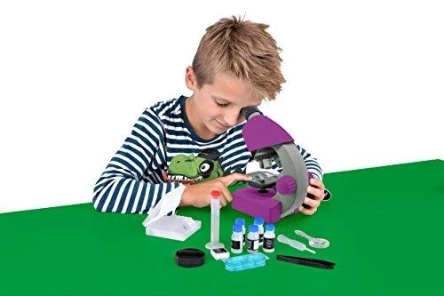 Mikroskopas Bresser Junior 40-640x - violetinis