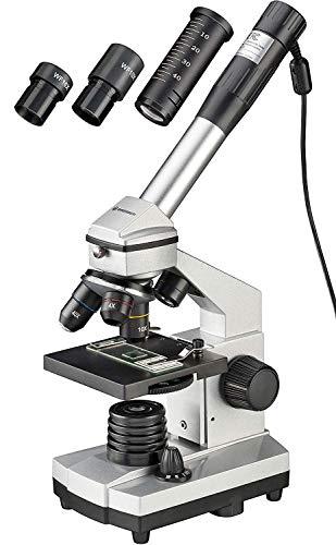 Mikroskopas BRESSER JUNIOR 40X-1024X su okuliaro kamera ir eksperimentiniu rinkiniu