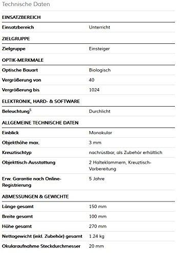 Mikroskopas BRESSER JUNIOR 40X-1024X su okuliaro kamera ir eksperimentiniu rinkiniu