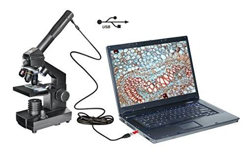 Bresser Mikroskopas NATIONAL GEOGRAPHIC 40x-1024x USB su dėklu ir USB okuliaru