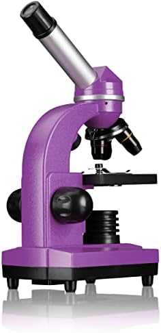Mikroskopas Bresser Junior Biolux SEL 40–1600x, violetinis