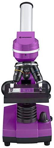 Mikroskopas Bresser Junior Biolux SEL 40–1600x, violetinis