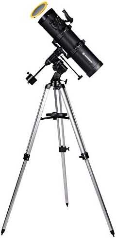 Teleskopas BRESSER SKY Spica 130/650 EQ3 su išmaniojo telefono kameros adapteriu