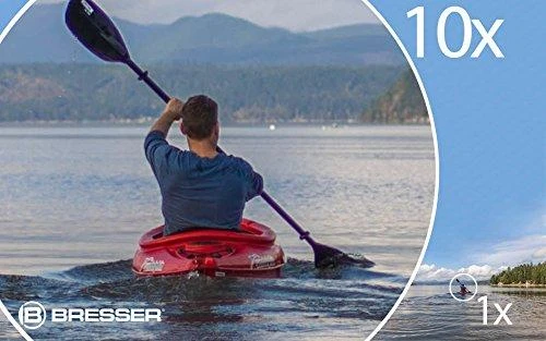 Bresser Hunter10x25 Kompaktiški Neperšlampami Kišeniniai Žiūronai