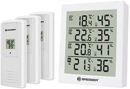 Bresser Temeo Hygro Quadro Meteorologinė stotis, balta