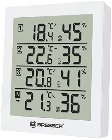 Bresser Temeo Hygro Quadro Meteorologinė stotis, balta