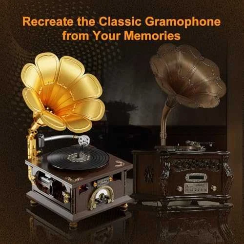 Dėlionė gramofonas Pantasy Retro Gramophone, 646 dalių