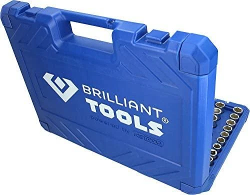 KS Tools Galvučių komplektas BRILLIANT TOOLS, 172 vnt., 1/4", 3/8", 1/2"