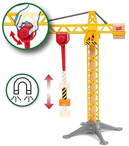 Brio geležinkelis BRIO statybinis kranas su šviesomis, 33835