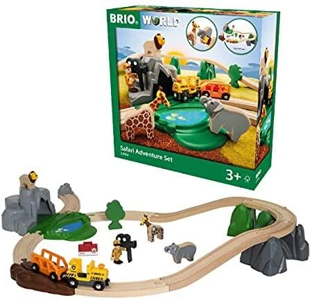 BRIO RAILWAY Safari nuotykių rinkinys, 33960