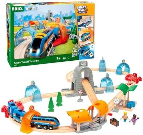 Brio Railway BRIO traukinio bėgių rinkinys Smart Tech Deluxe, 33972