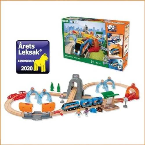 Brio Railway BRIO traukinio bėgių rinkinys Smart Tech Deluxe, 33972